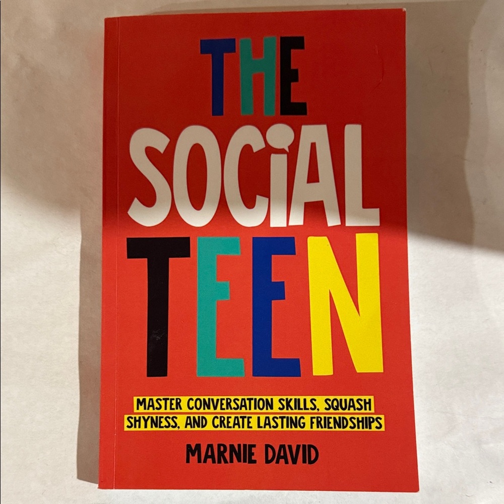 The Social Teen paperback book by Marnie David